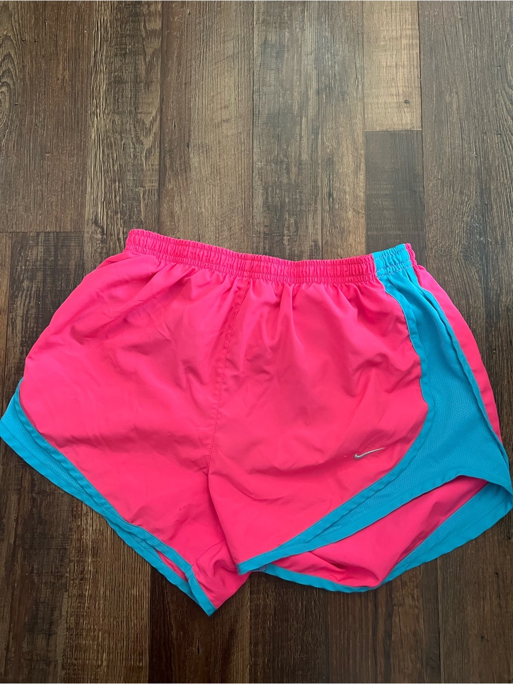 Nike Pink with Teal Trim Women's Running Shorts